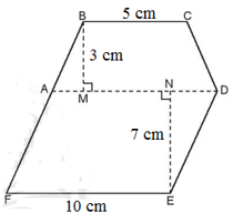 Tính chu vi và diện tích của hình bình hành, hình thang cân lớp 6 (cách giải + bài tập)