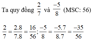 Trắc nghiệm Quy đồng mẫu nhiều phân số - Bài tập Toán lớp 6 chọn lọc có đáp án, lời giải chi tiết