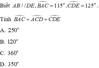 Bài tập ôn tập Chương 1 Hình Học 7