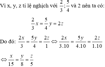 Bài tập ôn tập Chương 2 Đại Số 7