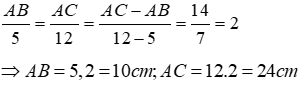 Bài tập ôn tập Chương 2 Hình Học 7