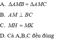 Bài tập ôn tập Chương 2 Hình Học 7