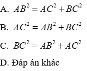 Bài tập ôn tập Chương 3 Hình học