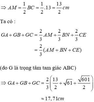 Bài tập ôn tập Chương 3 Hình học