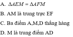 Bài tập ôn tập Chương 3 Hình học