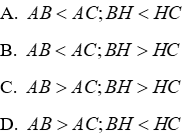 Bài tập ôn tập Chương 3 Hình học