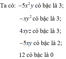 Bài tập ôn tập Chương 4 Đại Số 7