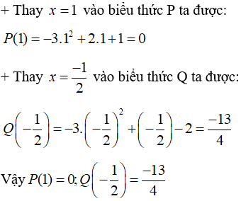 Bài tập ôn tập Chương 4 Đại Số 7