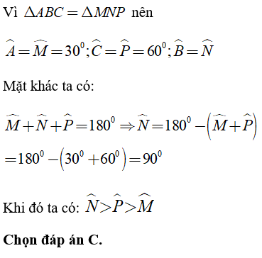 Trắc nghiệm Chương 2 Hình Học 7 (Phần 1) - Bài tập Toán lớp 7 chọn lọc có đáp án, lời giải chi tiết