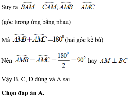 Trắc nghiệm Chương 2 Hình Học 7 (Phần 1) - Bài tập Toán lớp 7 chọn lọc có đáp án, lời giải chi tiết