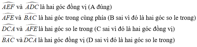 Trắc nghiệm chương 5 (Phần 1) - Bài tập Toán lớp 7 chọn lọc có đáp án, lời giải chi tiết