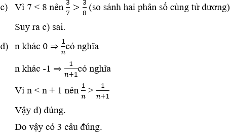 Các cách so sánh số hữu tỉ cực hay, chi tiết