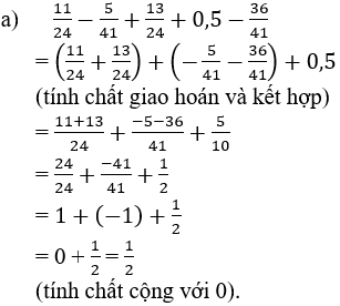 Cách cộng trừ số hữu tỉ cực hay, chi tiết