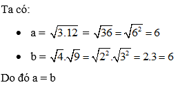 Cách so sánh các căn bậc hai cực hay, chi tiết