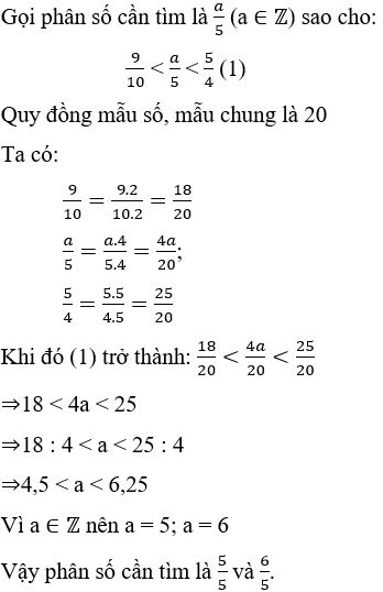 Cách tìm các số hữu tỉ trong một khoảng cho trước cực hay, chi tiết