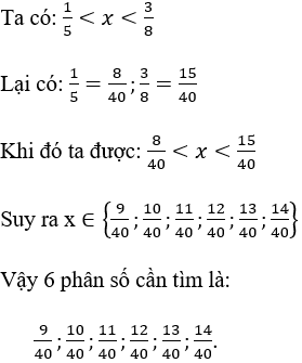 Cách tìm các số hữu tỉ trong một khoảng cho trước cực hay, chi tiết