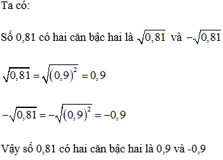 Cách tìm căn bậc hai của một số cho trước cực hay, chi tiết