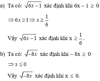 Cách tìm điều kiện xác định của biểu thức dưới dấu căn cực hay, chi tiết