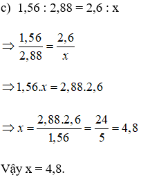 Cách tìm x trong tỉ lệ thức lớp 7 cực hay, chi tiết