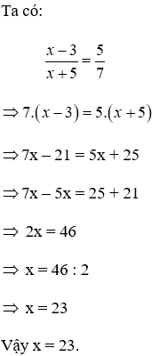 Cách tìm x trong tỉ lệ thức lớp 7 cực hay, chi tiết