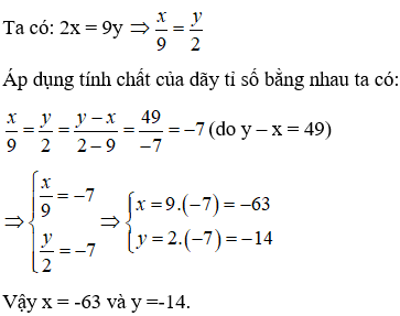 Cách tìm x, y trong dãy tỉ số bằng nhau cực hay, chi tiết