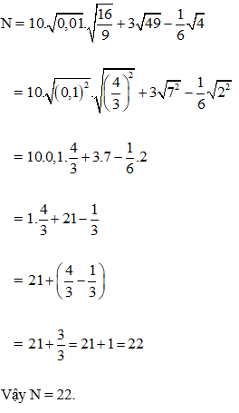 Cách tính giá trị biểu thức có chứa căn bậc hai cực hay, chi tiết