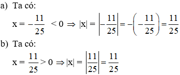 Cách tính giá trị tuyệt đối của một số hữu tỉ cực hay, chi tiết