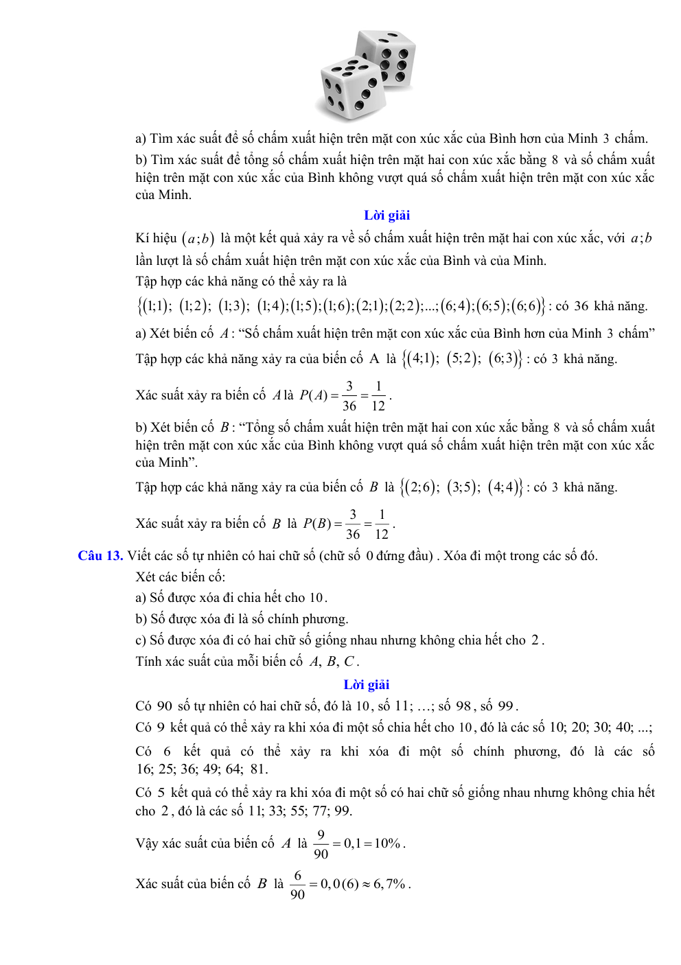 Chuyên đề bồi dưỡng HSG Toán 7 Biểu đồ và xác suất (có lời giải)