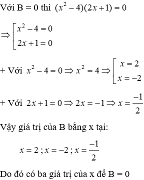 Trắc nghiệm Giá trị của một biểu thức đại số