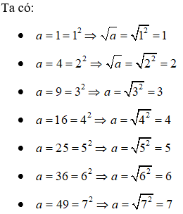Mối liên hệ giữa lũy thừa bậc hai và căn bậc hai cực hay, chi tiết