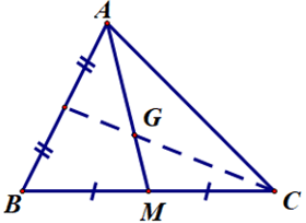 Nhận biết trung tuyến, trọng tâm tam giác và sử dụng tính chất trọng tâm của tam giác (cách giải + bài tập)