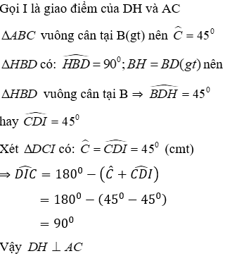 Trắc nghiệm Tính chất ba đường cao của tam giác