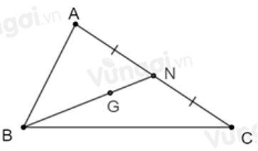 Trắc nghiệm Tính chất ba đường trung tuyến của tam giác