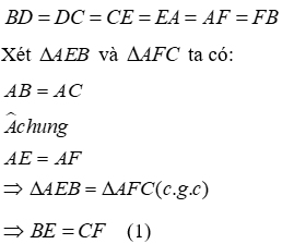 Trắc nghiệm Tính chất ba đường trung tuyến của tam giác