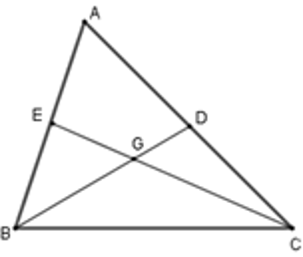 Trắc nghiệm Tính chất ba đường trung tuyến của tam giác
