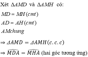 Trắc nghiệm Tính chất đường trung trực của một đoạn thẳng