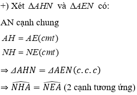 Trắc nghiệm Tính chất đường trung trực của một đoạn thẳng