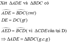 Trắc nghiệm Các trường hợp bằng nhau của tam giác vuông