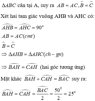 Trắc nghiệm Các trường hợp bằng nhau của tam giác vuông