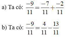 Trắc nghiệm Cộng, trừ số hữu tỉ - Bài tập Toán lớp 7 chọn lọc có đáp án, lời giải chi tiết