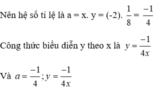 Trắc nghiệm Đại lượng tỉ lệ nghịch