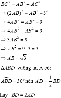 Trắc nghiệm Định lí Pi-ta-go