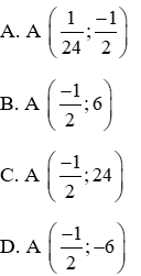 Trắc nghiệm Đồ thị của hàm số y = ax (a  ≠  0)