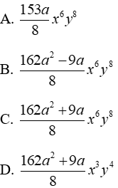 Trắc nghiệm Đơn thức đồng dạng