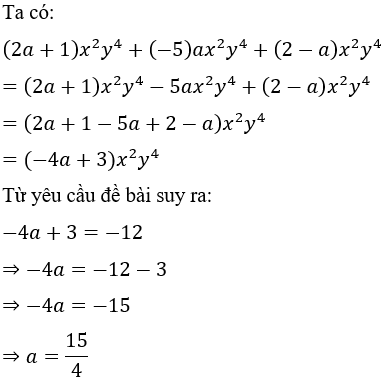 Trắc nghiệm Đơn thức đồng dạng