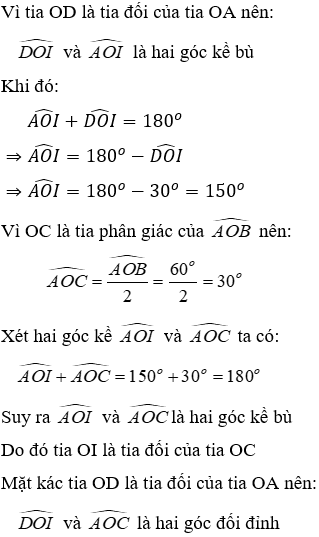 Trắc nghiệm Hai góc đối đỉnh