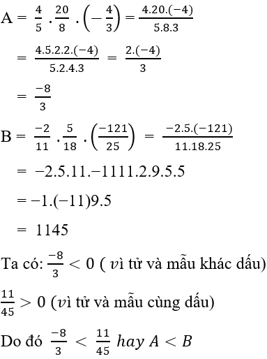 Trắc nghiệm Nhân, chia số hữu tỉ