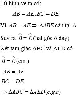 Trắc nghiệm Tam giác cân