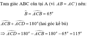 Trắc nghiệm Tam giác cân