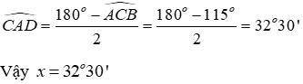 Trắc nghiệm Tam giác cân